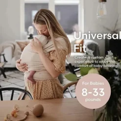 Mushie - 100% Algodão Orgânico Porta-Envoltórios para Bebês, Tradewinds