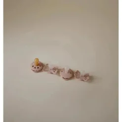 Mushie - a primeira chupeta do bebê Frigg? Conjunto, Pacote de 4 Coração Floral, Sem BPA, 0 a 6 Meses, Blush