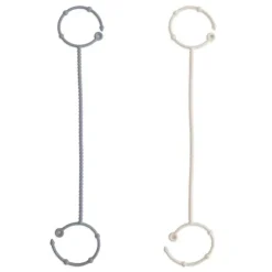 Mushie - Adjustable Silicone Strap 2-Pack, Tradewinds/Shifiting Sand