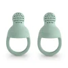 Mushie - Alimentador de alimentos frescos de silicone 2Pk Cambridge Blue