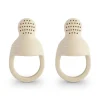 Mushie - Alimentador de alimentos frescos de silicone 2Pk, areia móvel