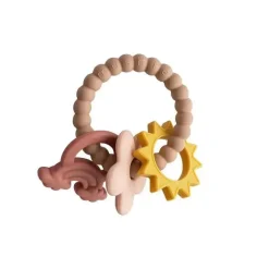 Mushie - Anel de dentição natural de silicone