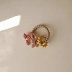 Mushie - Anel de dentição natural de silicone