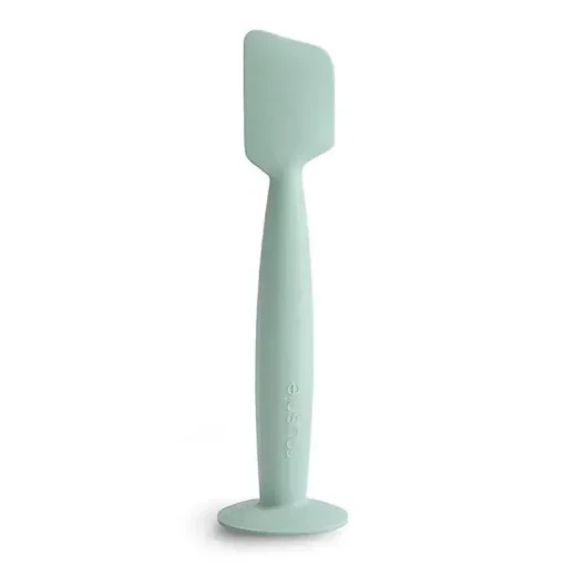 Mushie - Aplicador de Creme para Fraldas Silicone Macio, Azul
