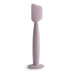Mushie - Aplicador de Creme para Fraldas Silicone Macio com Base de Sucção, Lilás Suave