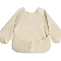 Mushie – Babador de bebê de manga comprida, tecido impermeável, ajuste ajustável para idades de 6 a 24 meses, neblina