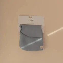 Mushie – babador de manga comprida, tecido impermeável, ajuste ajustável para idades de 6 a 24 meses, ventos alísios