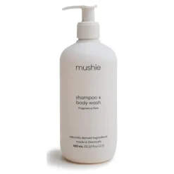 Mushie - Baby Shampoo & Body Wash (Fragrance Free) 13.53 Fl Oz