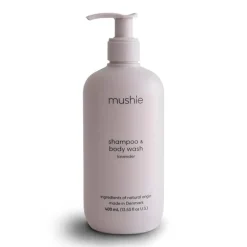 Mushie - Baby Shampoo & Body Wash, Lavender 400 Ml