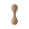 Mushie - Brinquedo chocalho de silicone para bebê, natural