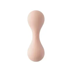 Mushie - brinquedo de chocalho de silicone para bebê, blush