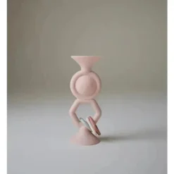 Mushie - Brinquedo de sucção Hexapop, Blush