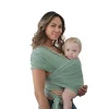 Mushie - Carteira para bebê 100% algodão orgânico, verde romano