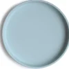 Mushie - Classic Silicone Suction Plate, Powder Blue