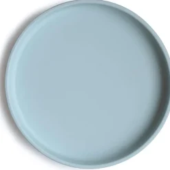 Mushie - Classic Silicone Suction Plate, Powder Blue