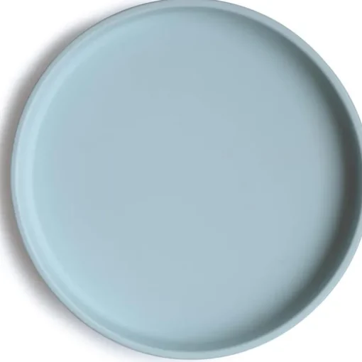 Mushie - Classic Silicone Suction Plate, Powder Blue