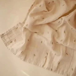 Mushie - Cobertor de musselina de algodão orgânico, Bee