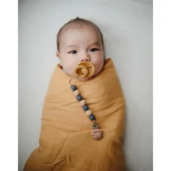Mushie - Cobertor de musselina - Amarelo Outono
