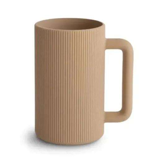 Mushie - Copo para Enxaguar Banho de Bebê, Natural