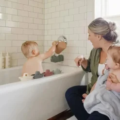 Mushie - Copo para Enxaguar Banho de Bebê, Natural