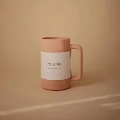 Mushie - Copo para enxaguar banho de bebê, blush