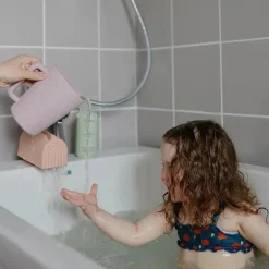 Mushie - Copo para enxaguar banho de bebê, blush
