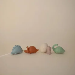 Mushie - Dino Mold Free Bath Play Set, 4 Pack
