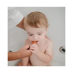 Mushie - Escova de dentes de dedo (argila/areias movediças)