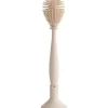 Mushie - Escova para mamadeira, silicone macio com base de sucção, areia móvel