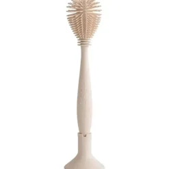 Mushie - Escova para mamadeira, silicone macio com base de sucção, areia móvel