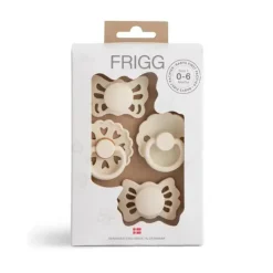 Mushie - Frigg Baby's First Pacifier Set, Creme