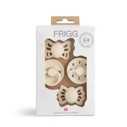 Mushie - Frigg Baby's First Pacifier Set, Creme