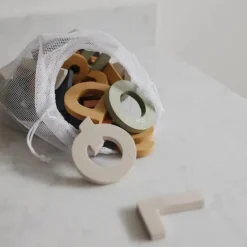 Mushie - Letters And Numbers Bath Play Set (Sol)