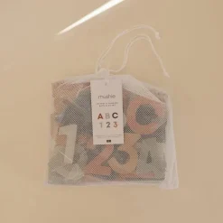 Mushie - Letters And Numbers Bath Play Set (Sol)
