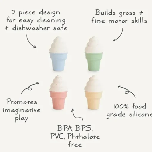 Mushie - Mix And Match Ice Cream Toy