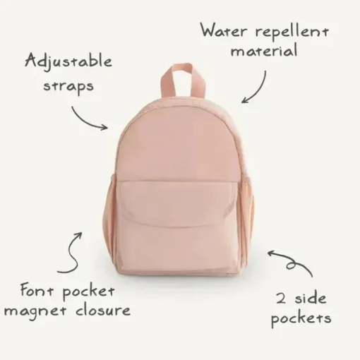 Mushie - Mochila Mini Infantil, Natural