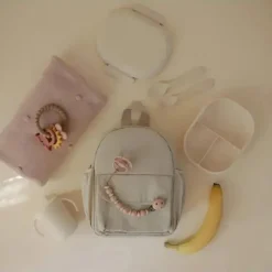 Mushie - Mochila Mini Infantil, Neblina