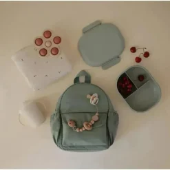 Mushie - Mochila Mini Infantil, Verde Romano
