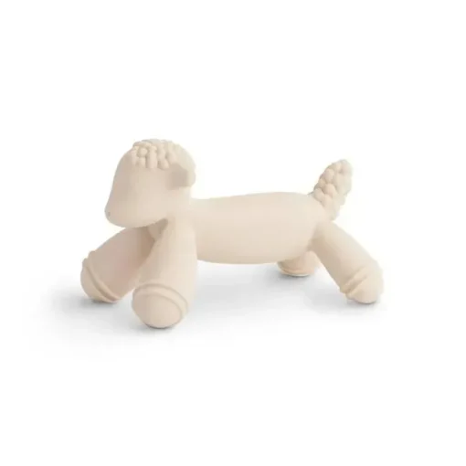 Mushie - Mordedor de bebê de silicone, estatueta de cordeiro