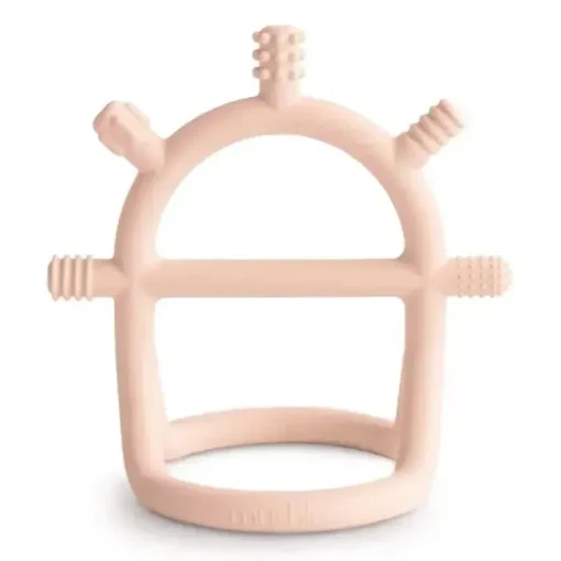 Mushie - Mordedor sensorial sem gotas, blush
