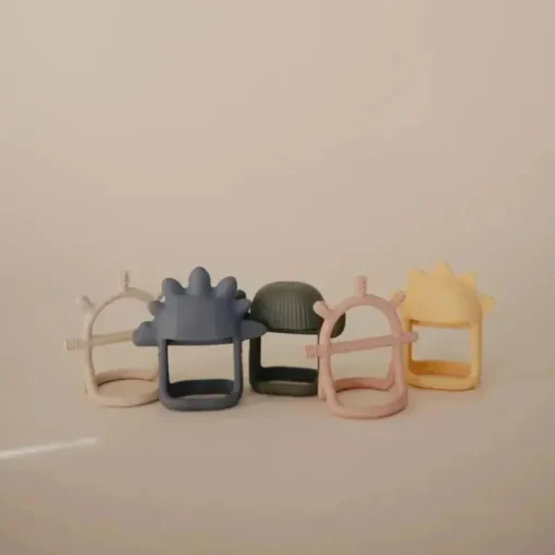 Mushie - Mordedor sensorial sem gotas, blush