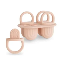 Mushie - Mushie Toddler Ice Pop Tray, Blush