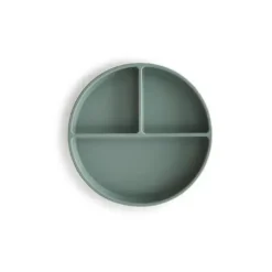Mushie - Placa de sucção de silicone bebê - Cambridge Blue