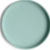 Mushie - Placa de sucção de silicone clássica, design antiderrapante sem BPA, Cambridge Blue