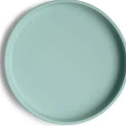 Mushie - Placa de sucção de silicone clássica, design antiderrapante sem BPA, Cambridge Blue