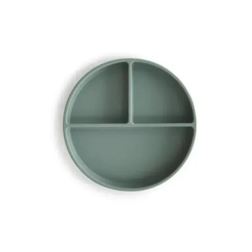 Mushie - Placa de sucção de silicone bebê - Cambridge Blue