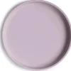 Mushie - Placa de sucção de silicone clássica, design antiderrapante sem BPA, lilás macio