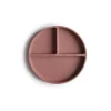 Mushie - Placa de sucção de silicone (malva nublado)