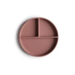 Mushie - Placa de sucção de silicone (malva nublado)