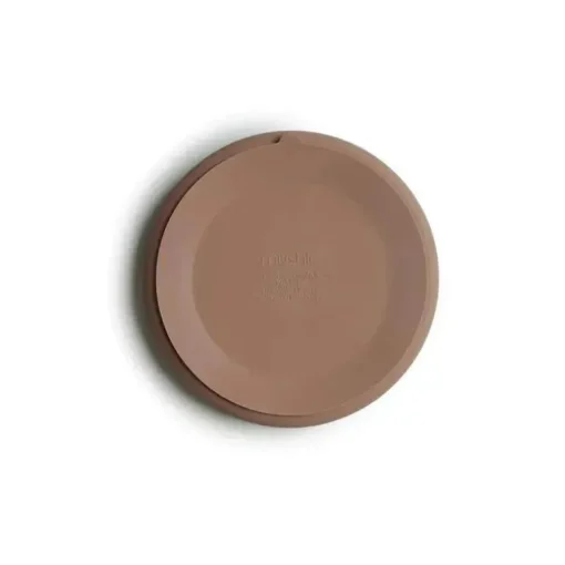 Mushie - Placa de Sucção de Silicone Bebê - Natural